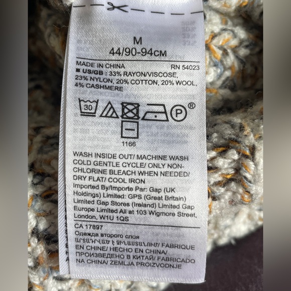 Chunky pointelle wool blend sweater - Picture 6 of 9